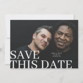 SAVE THIS DATE 2 Fotobruiloft Save The Date (Voorkant)
