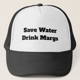 Save Water Drink Margs Trucker Pet, Grappig Pet