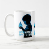 Save Water Save Future Koffiemok (Links)
