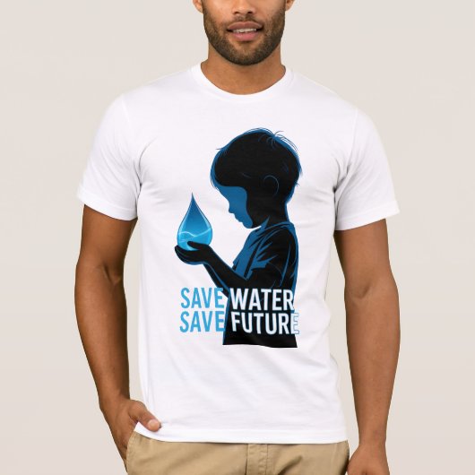 Save Water Save Future T-shirt (Voorkant)