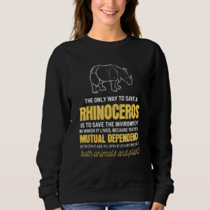 Save Wildlife Rhino Dierenrechtenactivist Trui