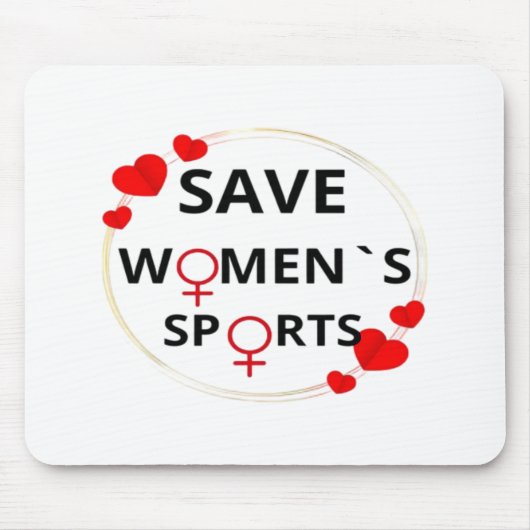 Save Womens Sports Classic Muismat (Voorkant)