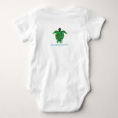 Save Zee TURTLES - Bedreigde diersoorten - Marine Romper (Achterkant)