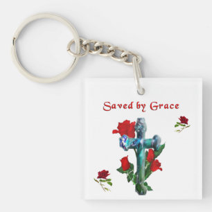 Saved By Grace Sleutelhanger