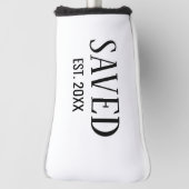 Saved Est Established Christian Golfer Golfheadcover (Draai 90)