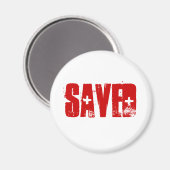 SAVED MAGNEET (Voorkant / Achterkant)