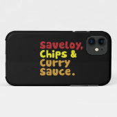 Saveloy, Chips & Curry Sauce. Case-Mate iPhone Case (Achterkant (horizontaal))
