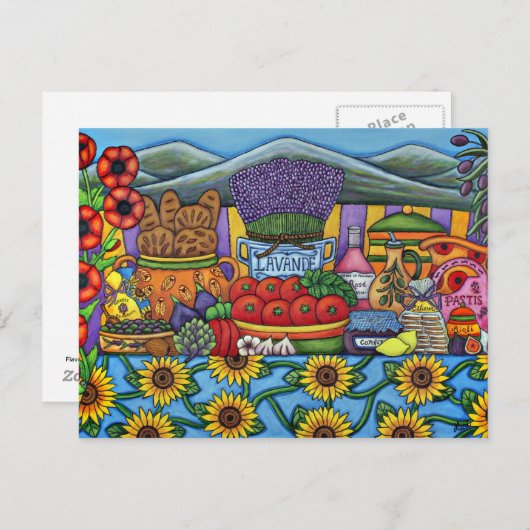 Saveurs de carte postale de la Provence (Devant / Derrière)