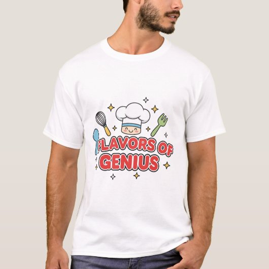 Saveurs de Génie – T-Shirt Créativité de Chef Mign (Devant)