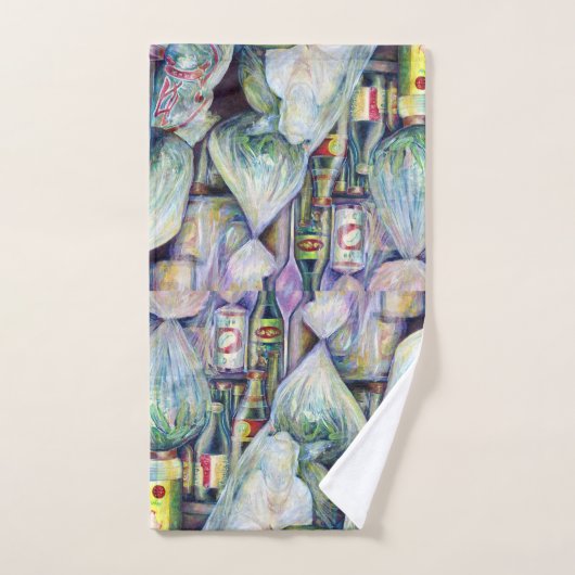 Saveurs séchées à Singapour (Serviette à main)