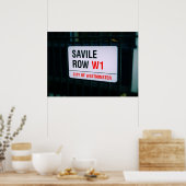 Savile Row - Londres - Poster (Cuisine)
