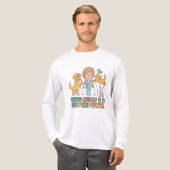 Saving Animals Is My Superpower – Funny Veterinari Tri-Blend Shirt (Voorkant)