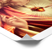 Savior Eyes opgevoed naar de hemel Poster (Hoek)