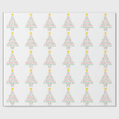 Savior is geboren cadeaupapier (Vlak)