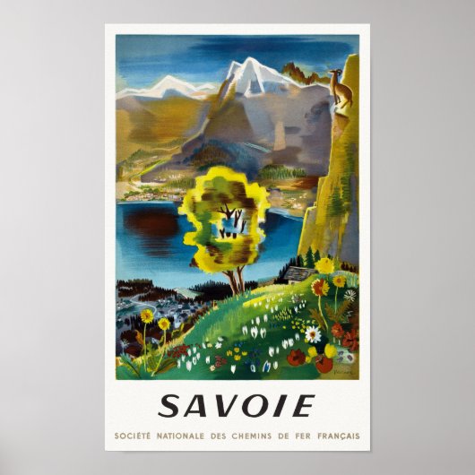 Savoie France Poster vintage 1946 (Devant)