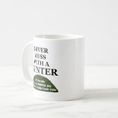 Savoir Où Vous Cacher Chasse Amusante Mug (Devant gauche)