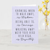 Savoir Quand Partir Est La Carte De Sagesse (Fleur jaune)