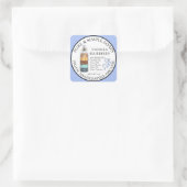 Savon à l'aquarelle Étiquette de produit fait main (Sac)