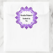 Savon d'art floral ou canning Étiquette violet (Sac)