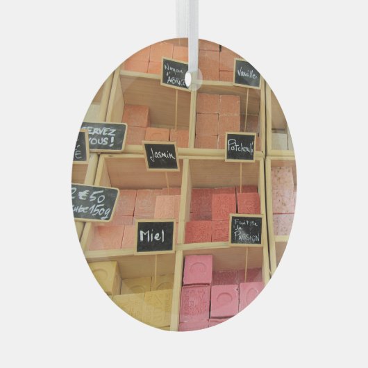 Savon de Provence Soap Glas Ornament (Voorkant Rechts)