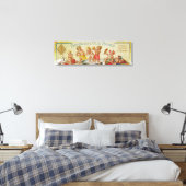 Savon Des Jolis Bebes Soap LabelParis, Frankrijk Canvas Afdruk (Insitu (Slaapkamer))