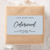 Savon moderne simple élégant cosmétique étiquette (En situation)