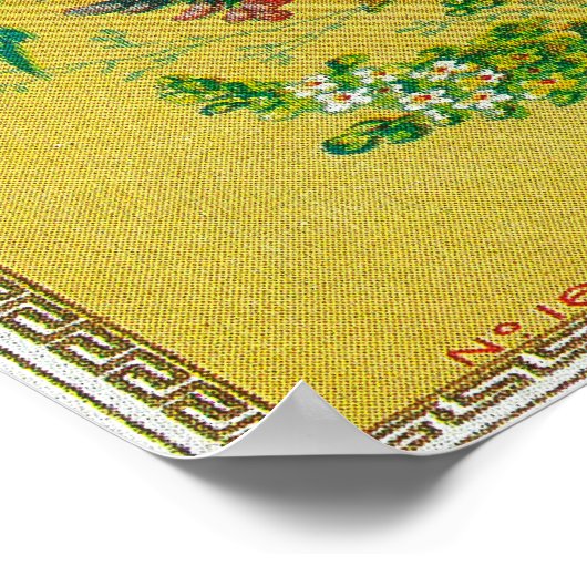 Savon Superfins Soap LabelParis, Frankrijk Poster (Hoek)