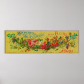 Savon Superfins Soap LabelParis, Frankrijk Poster (Voorkant)