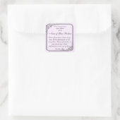 Savon vintage et cosmétiques Étiquette rose clair (Sac)