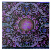 Savonnerie Carpet 1 (Paars) Tegeltje (Voorkant)