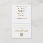 SAVONNERIE ~ Carte de visite (Dos)