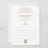SAVONNERIE ~ Carte d'invitation (Dos)