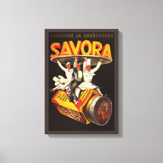 Savora Condition Advertisation Canvas Afdruk (Voorkant)