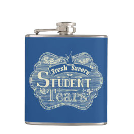 Savory Student Tears Hand Drawn Chalkboard Heupfles