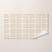 Savoureux Ensemble De Serviettes Florales Rose (Serviette à main)