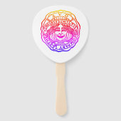 Savoy Rainbow Fan Handwaaier (Achterkant)