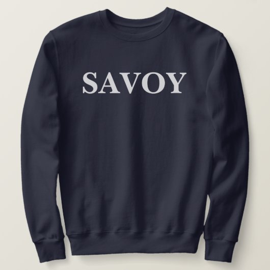 Savoy trui (Design voorkant)