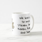 Savta/Hebreeuws oma Mok "AKA Savta Sindsdien..." (Voorkant rechts)