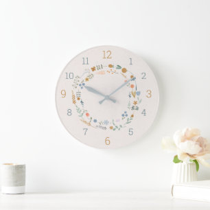 Savvy Natuur Babies Acrylwandklok Grote Klok