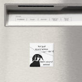 Savvy Sausage Wisdom - Dach-sound Koelkast Magnet Magneet (Insitu (Vaatwasser))