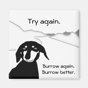 Savvy Sause Wisdom - Parafrasing Samuel Beckett Magneet