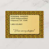 Savvy Shopper 2 Chubby Visitekaartje (Achterkant)