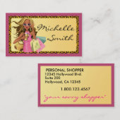 Savvy Shopper Personal Shopper Carte de visite (Devant / Derrière)