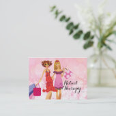 Savvy Shoppers Carte de visite (Debout devant)