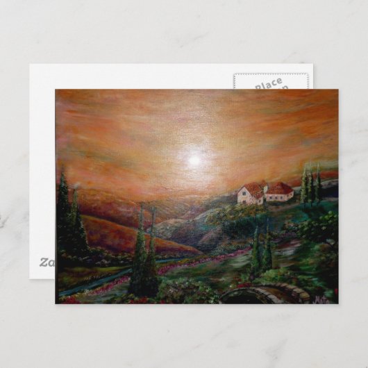 Savy's Toscane Briefkaart (Voorkant / Achterkant)