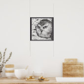 Saw-Whet Owl  Poster (Keuken)