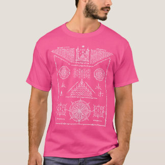 Sawadee Thai Traditional Sak Yant Thai Twin Tigers T-shirt