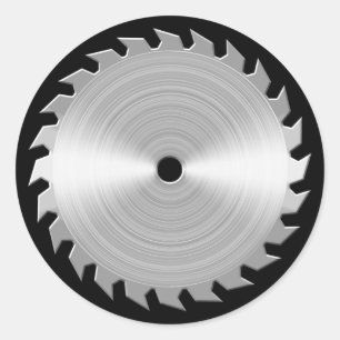 Sawblade Ronde Sticker