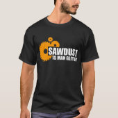 SAWDUST ISMAN GLITTER T-SHIRT (Voorkant)