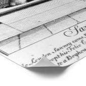 Sawney in de Boghouse, 1745 Poster (Hoek)